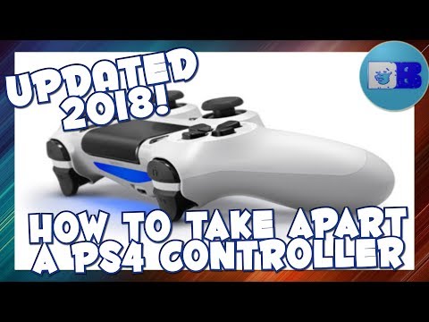 How to take apart a Ps4 Pro Controller