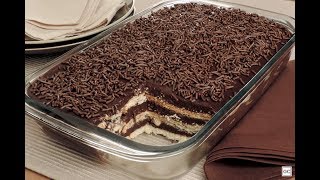 PAVÊ DE CHOCOLATE SUPER FÁCIL E GOSTOSO
