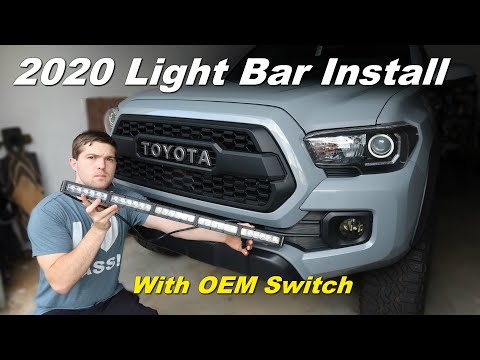 2016 - 2020 Toyota Tacoma HIDDEN Light Bar Install w/ OEM Switch | Diode Dynamics