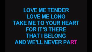 531  Love Me Tender   Karaoke Chez Vous
