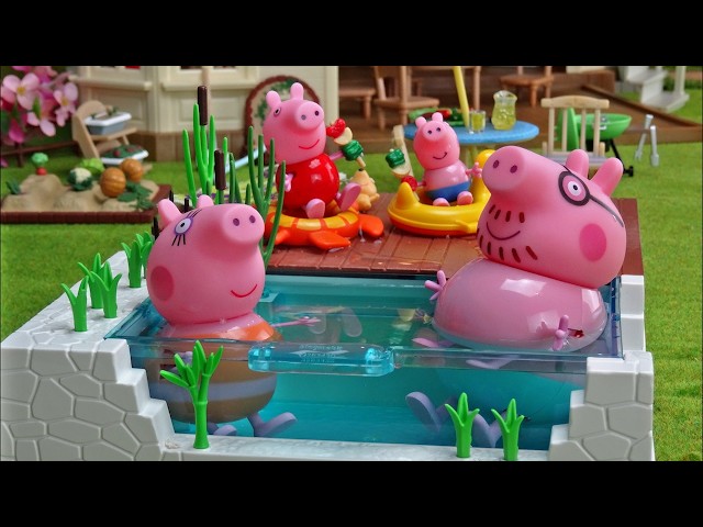 Vídeo relacionado con Peppa Pig - Set 5 Marionetas de Dedo Familia Peppa Pig - Juguetes de Agua y baño - A Partir de 3 años (DeQube 919D00049)