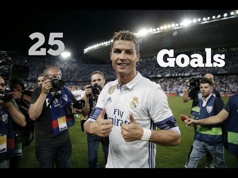 Cristiano Ronaldo - All 25 Goals in La Liga 2016/17 HD
