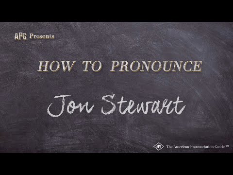How to Pronounce Jon Stewart (Real Life Examples!)