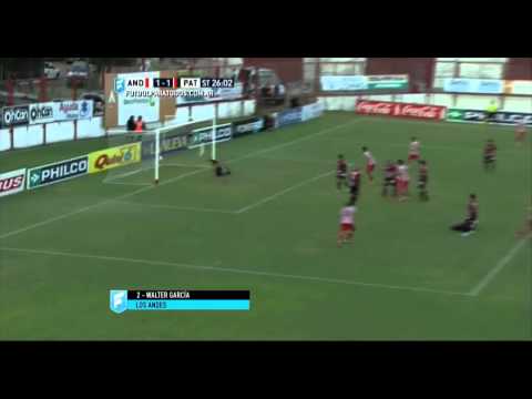 Gol García.  Los Andes 1 Patronato 1. Fecha 7. B Nacional. FPT