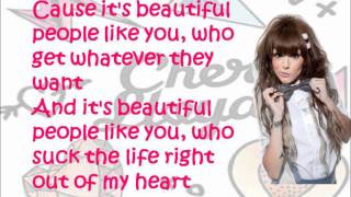 cher lloyd-beautiful people lyrics