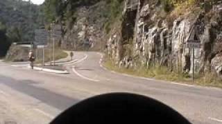 preview picture of video 'Motorradfahrt von St Jean du Gard zum Col de St Piere'
