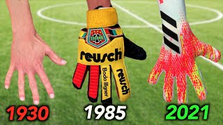 Testing Goalkeeper Gloves from 1930 to 2021 – how much have they changed?
