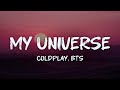 Coldplay BTS My Universe Lyrics