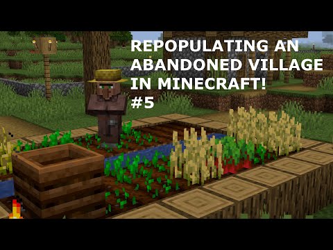 Repopulating an abandoned village in Minecraft! #5