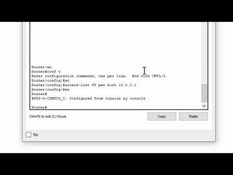 [CCNA 2]PT 7.2.3.3 Packet Tracer - Configuring an ACL on VTY Lines Instructions (ver.JPN)