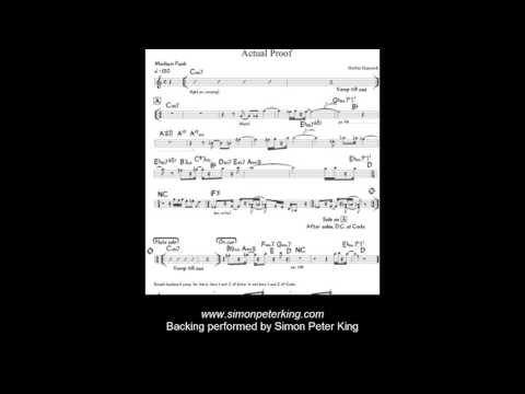 Actual Proof BACKING