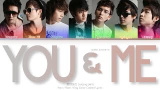 Super Junior-M (슈퍼주니어-M) 愛情接力 (You and Me) (Chinese Ver.) Color Coded Lyrics (Chi/Pin/Eng)