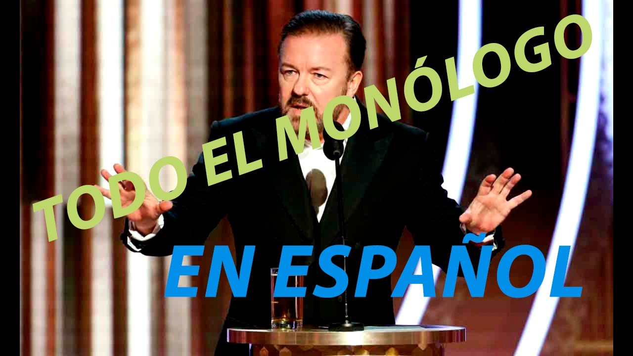 Ricky Gervais, todo el monólogo - Golden Globes 2020 (Subtitulado Español)