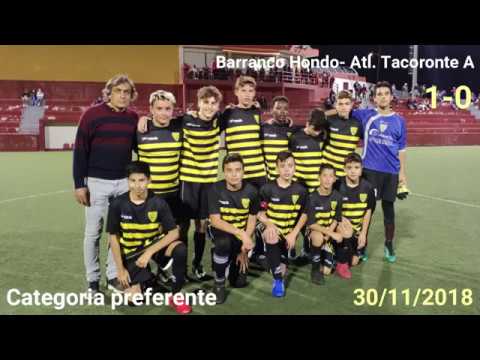 1a Jornada. Infantil de Preferente. Barranco Hondo -  Atl  Tacoronte