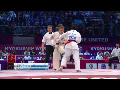 The 3rd KWUCHAMP 2017 Final Women -50Kg. Teona Gazdeliani  vs.Honami Ito