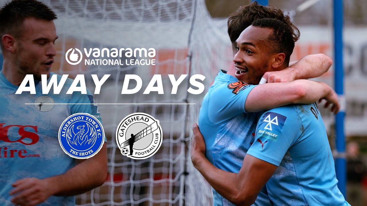 Dinanga double does it on the road AGAIN! 🐻 | Aldershot Town 2-3 Gateshead | AWAY DAYS
