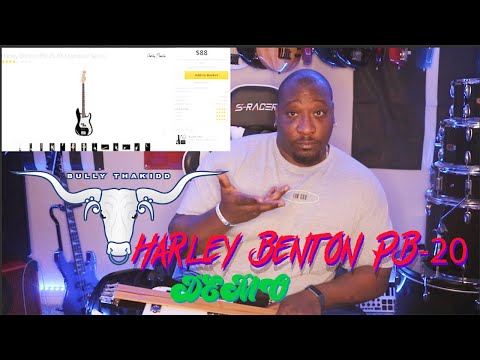 Harley Benton PB-20 BK Standard Series | The Fender Killer