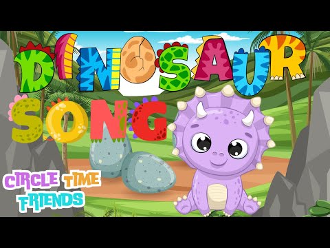 Circle Time Friends | Dinosaur Song for kids | Learn Dinosaur Names | Dino Roar