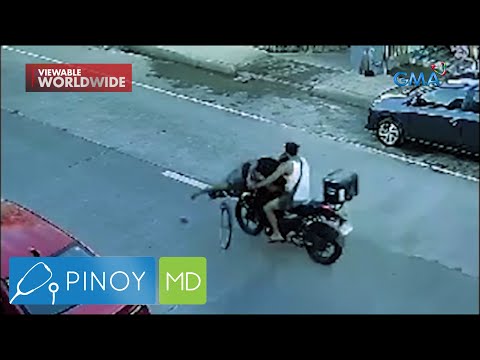 Senior citizen na akay ang bisikleta, nabundol ng motorsiklo! Pinoy MD