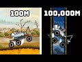 BOGLAND - How the Map Looks at 100,000 meters? Hill Climb Racing