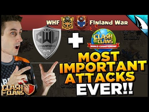 *CWL ELITE FINALS* Most important TH 12 attacks of my career! | Clash of Clans