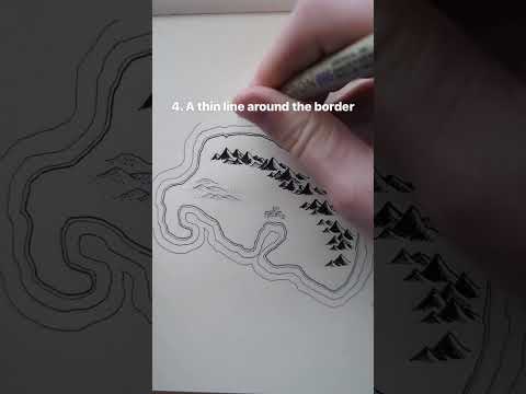 How to draw a classic fantasy map in 20 minutes