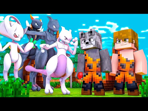 Minecraft : Primitivo Pokémon #14 - TODOS OS POKÉMON LENDÁRIO MEWTWO FORAM CAPTURADOS!!