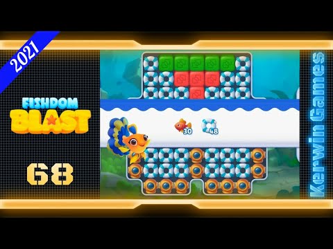 Fishdom Blast Level 68 - No Boosters - 22 moves (2021)