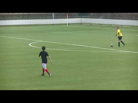 Isaiah Ahmed UVV JO13-1 - AFC QUICK 1890 JO13-1 1ste helft (1-2)