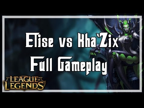 [League of Legends] Elise vs Kha'Zix - Jungle - Ranked Gameplay - Season 7 - Patch 7.9