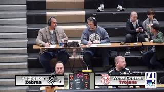 Rochester Boys Basketball vs West Central