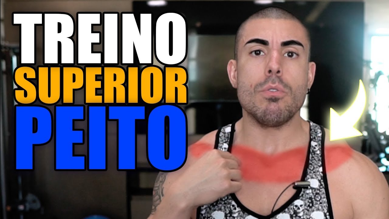 Treino de peito *foco em superior de peito* 😎