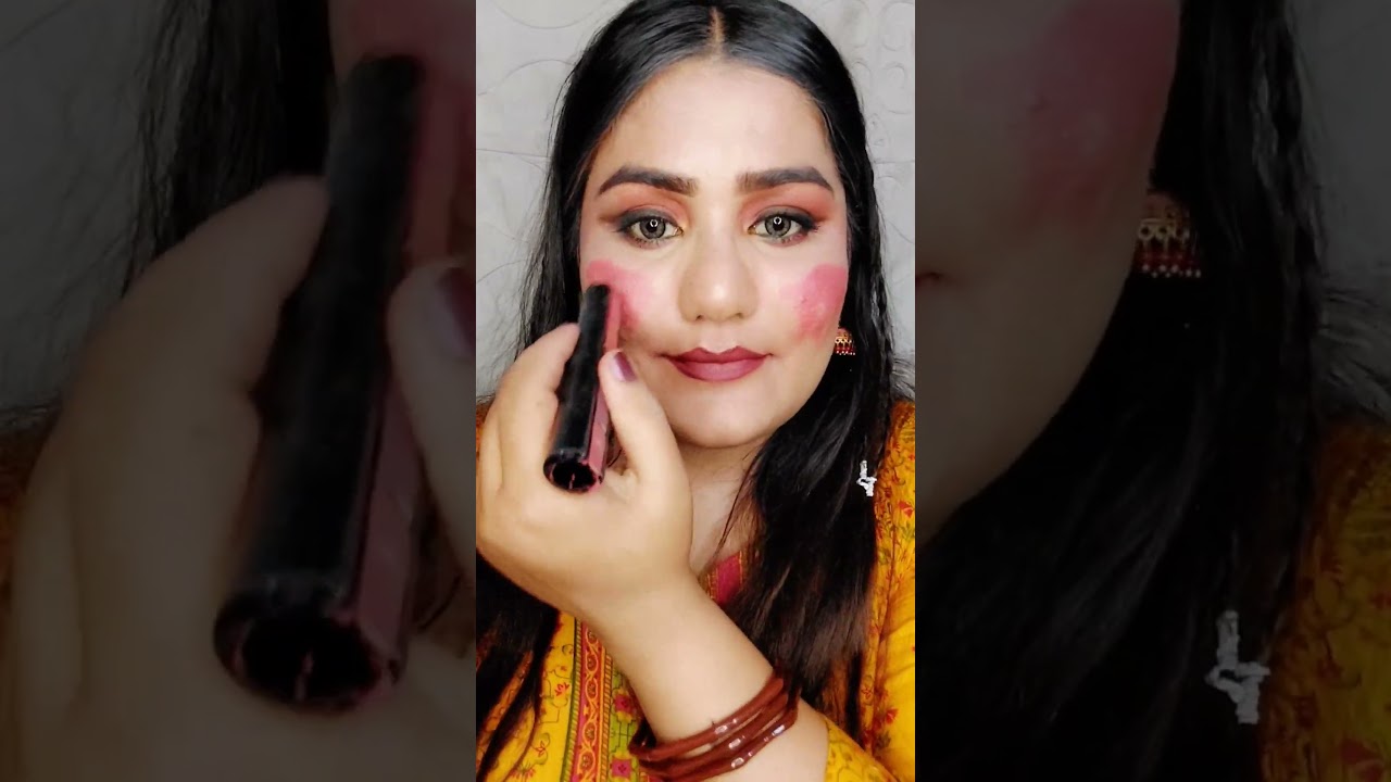 I tried viral korean makeup hack #youtubeshorts #ashortaday #viral #shorts