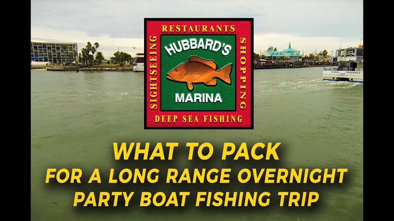How to pack for long range fishing trip at Hubbard's Marina | http://www.HubbardsMarina.com
