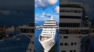 MSC PREZIOSA navio  Santos ship navio cruzeiro o maior  @cruzeiros2025  #drone #google  #shorts