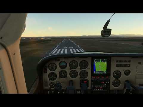 MSFS 2020: (Carenado) Cessna 182 RG II, Landing at NZTU.