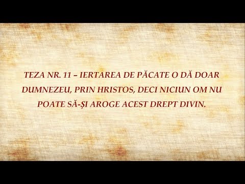 T. 11-12: Iertarea, dezlegarea de păcate