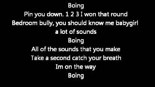 Chris Brown - Boing (Lyrics on screen) karaoke In My Zone 2
