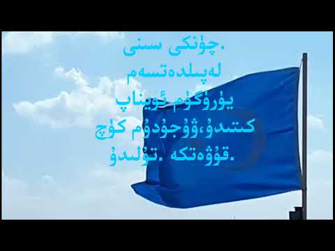 Bu bayraq uyghur helqining ghururidur ll otkur toghraq