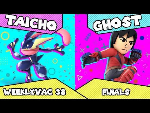 WeeklyVac 38 - SSBU - Taicho (Greninja) vs Ghost (Mii Brawler)