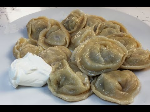 How to make Russian Pelmeni- Russian Meat Dumplings- Russian Pelmeni with KitchenAid