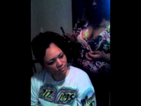 April Harris Styling Hair since day 1