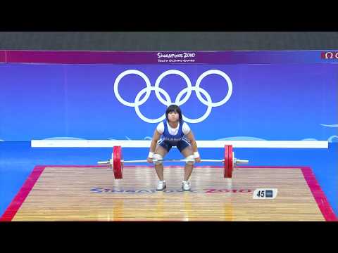 Women's Weightlifting 58Kg Final - Singapore 2010 Youth Games