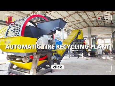 Automatic Waste Tire Recycling Plant Machine: Tyre Shredder Rasper Rubber Granulator Pulverizer