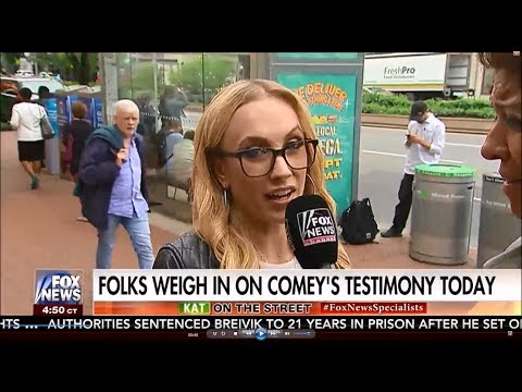 06-08-17 Kat Timpf on The Fox News Specialists - Kat on the Street: Reaction to Comey Testimony