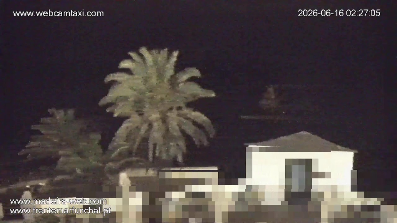 Live webcam view of Fortim do Lido Oceanfront, Funchal