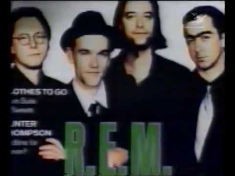 R.E.M. 1993 - 'Anton, The Sleeves’, MTV, UK (Short R.E.M. excerpt from this Anton Corbijn feature)