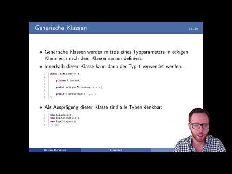 Java - Generische Klassen (Generics - Teil 4/19)