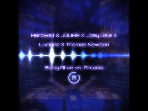 Hardwell X JGUAR X Joey Dale X Luciana X Thomas Newson - Being Alive vs Arcadia (Steve π Mashup)
