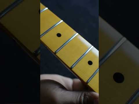 Refret on a @fender squire tele with @jescarmusic jumbo SS frets